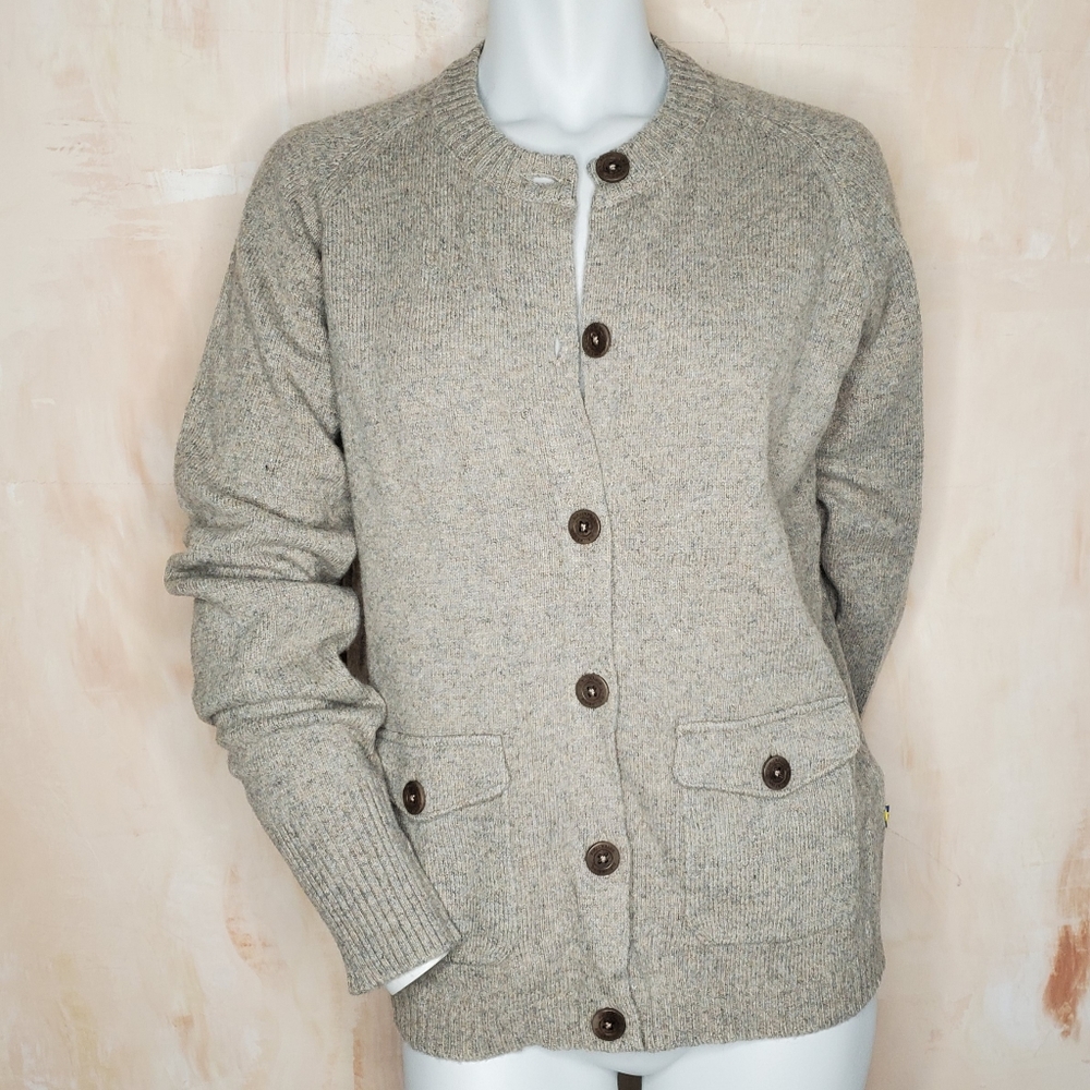 Fjallraven Beige Cardigan Sweater